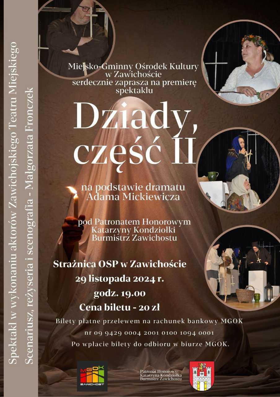 Spektakl teatralny - Dziady, część 2