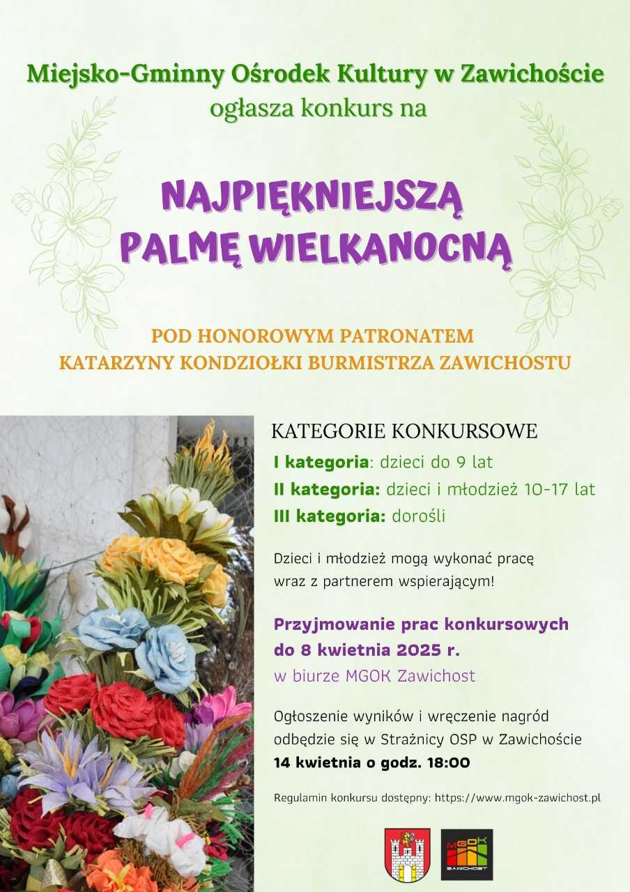 Konkurs na Najpiękniejszą Palmę Wielkanocną